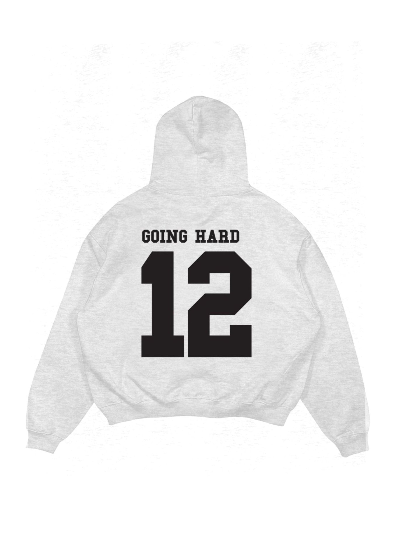 Hoodie "COMFY" GoingHard AshGrey - BASEDODICI®