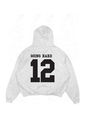 Hoodie "COMFY" GoingHard AshGrey - BASEDODICI®