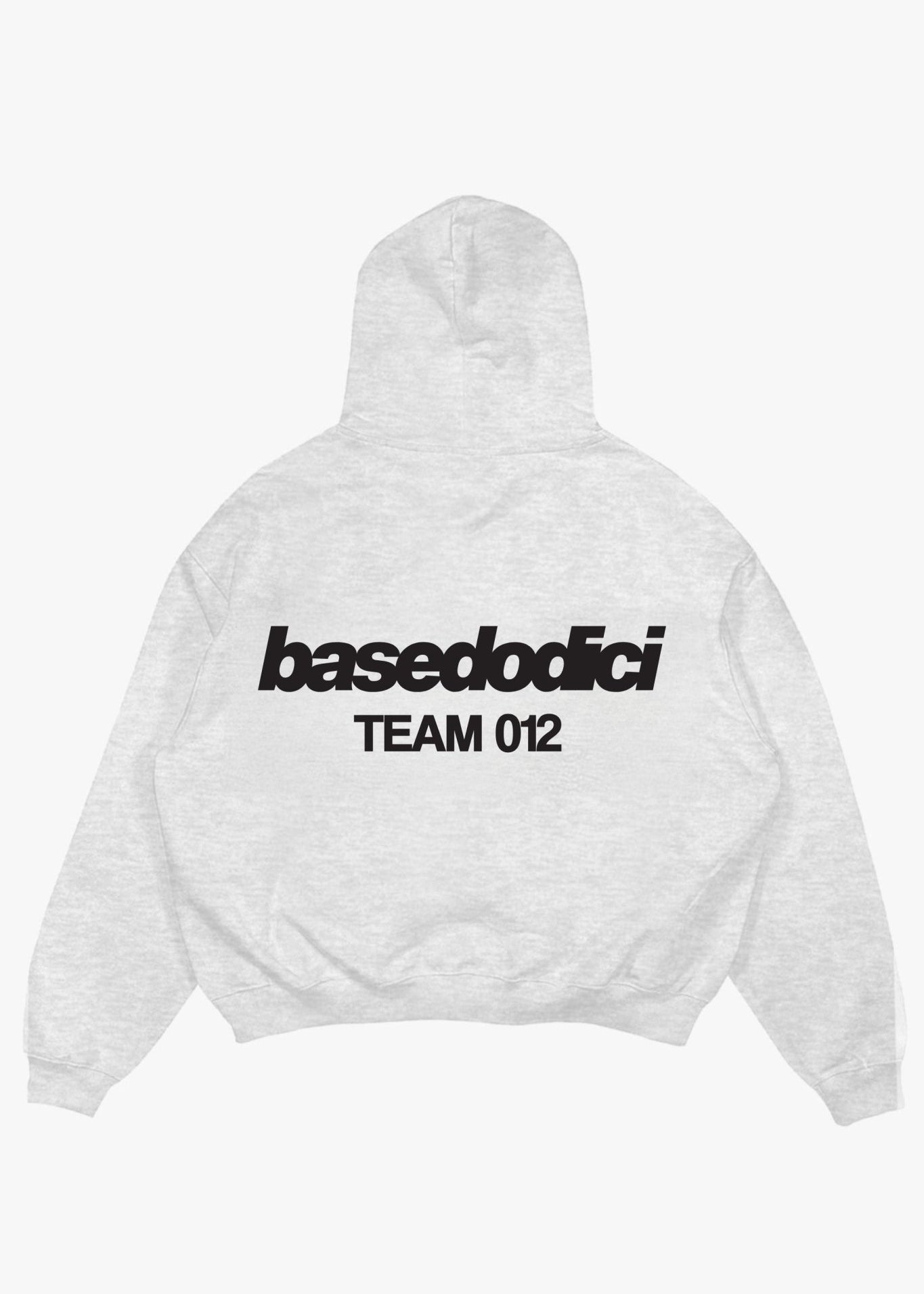 Hoodie "COMFY" Team012 AshGrey - BASEDODICI®