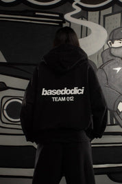 Hoodie "COMFY" Team012 Black - BASEDODICI®