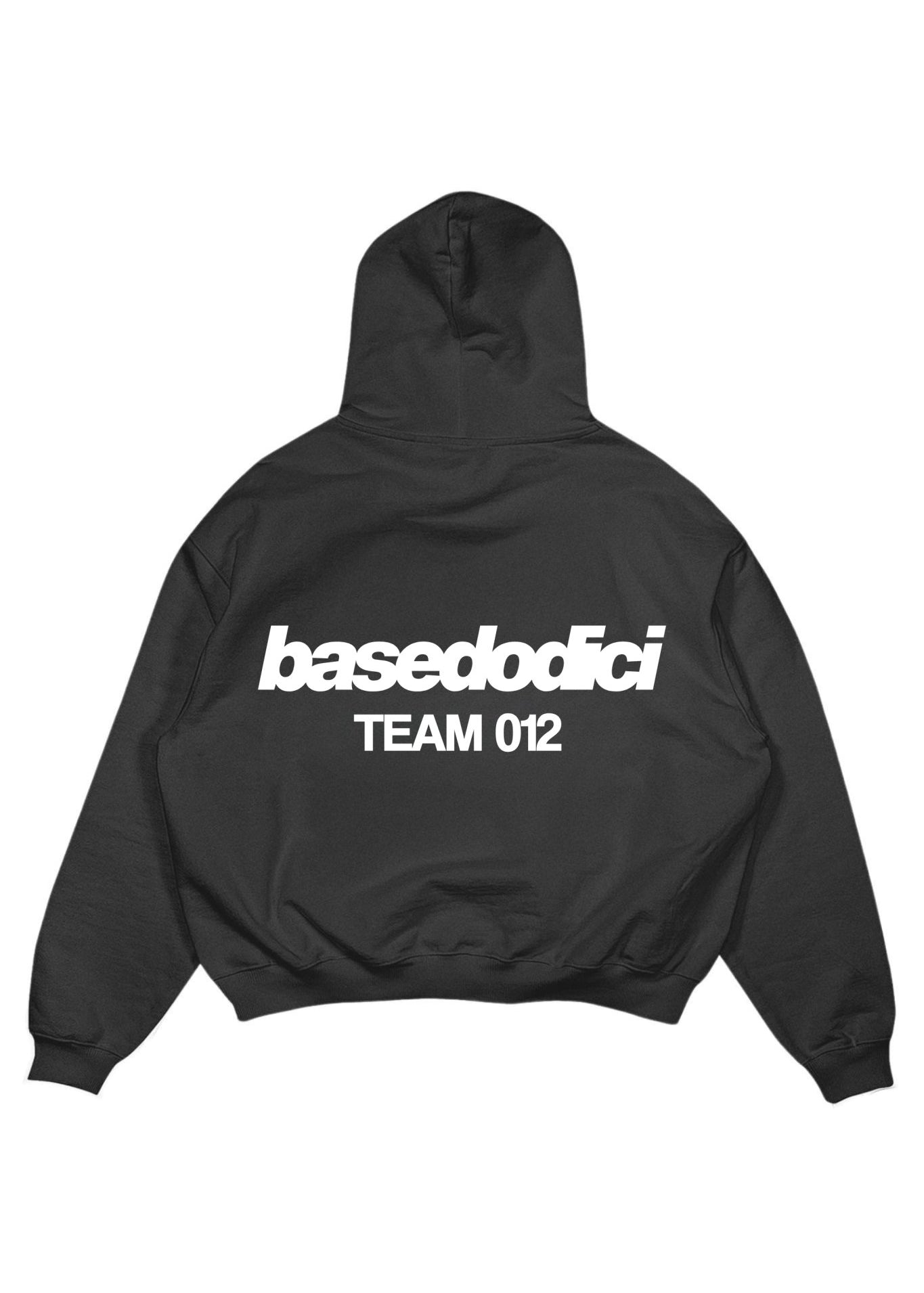 Hoodie "COMFY" Team012 Black - BASEDODICI®