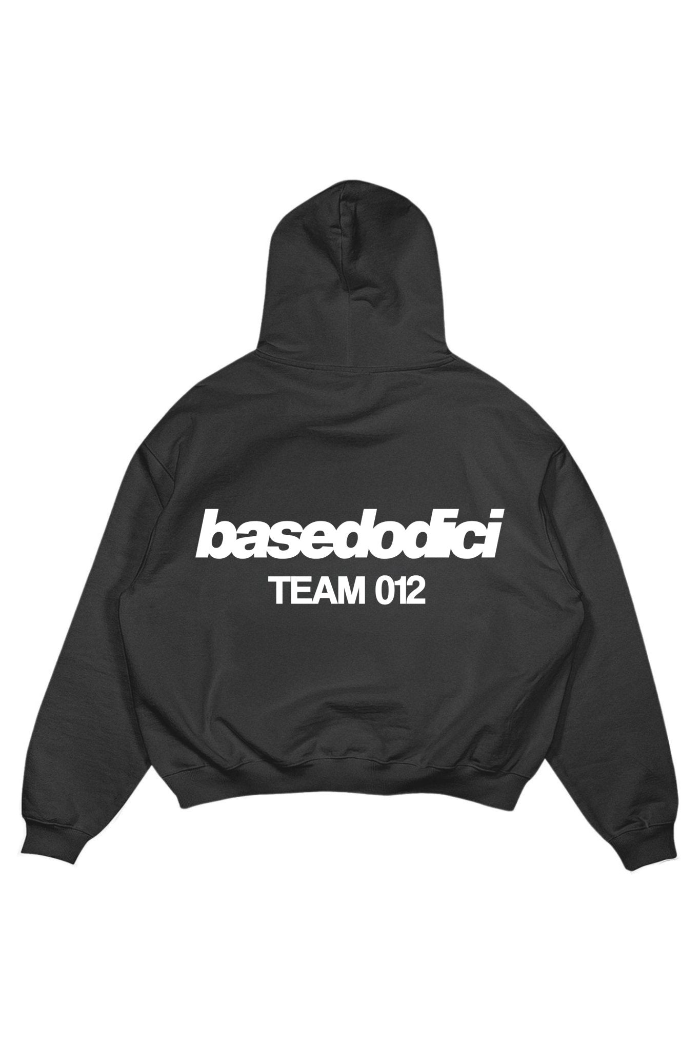 Hoodie "COMFY" Team012 Black - BASEDODICI®