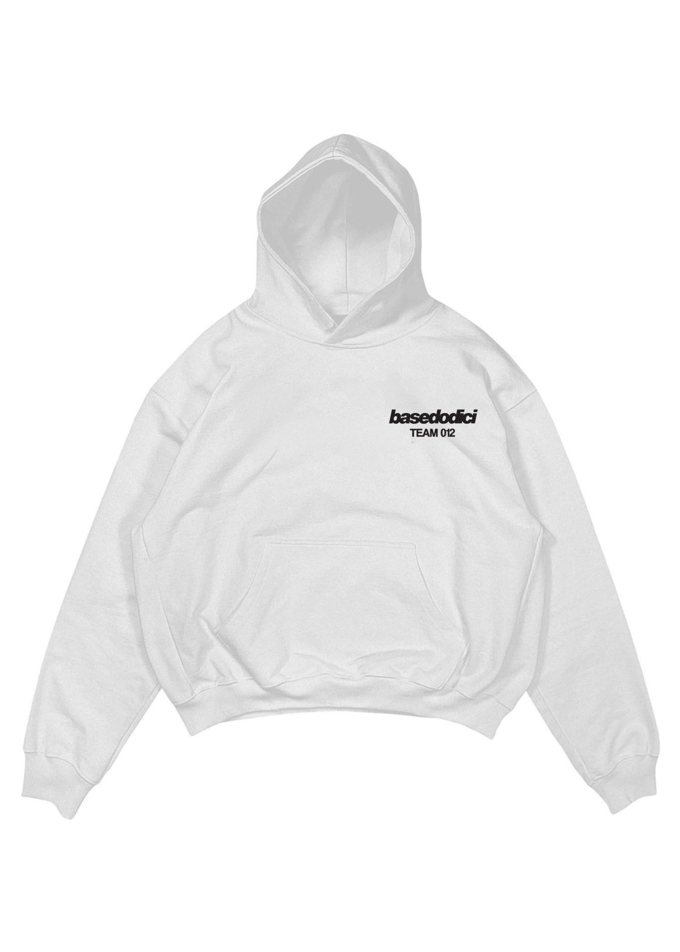 Hoodie "COMFY" Team012 White - BASEDODICI®