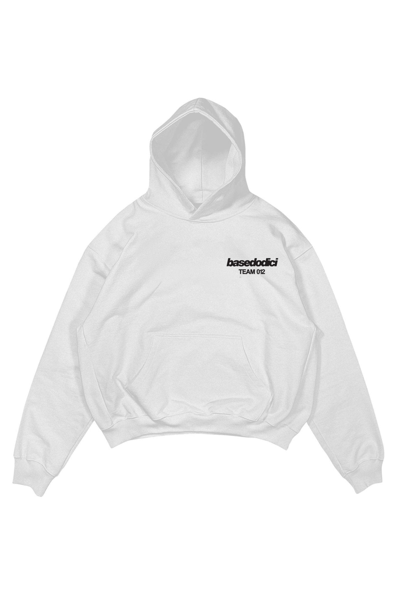 Hoodie "COMFY" Team012 White - BASEDODICI®
