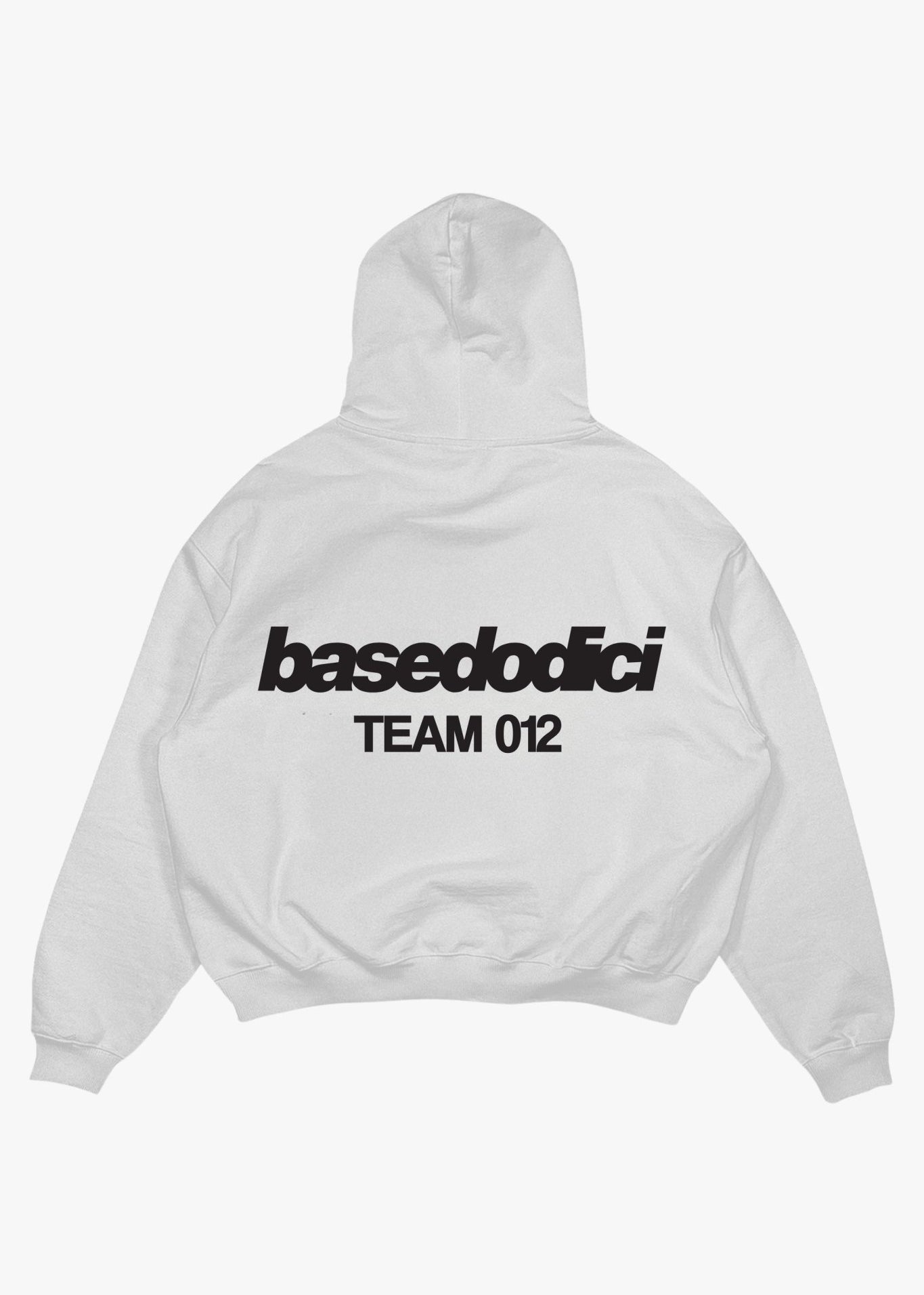 Hoodie "COMFY" Team012 White - BASEDODICI®
