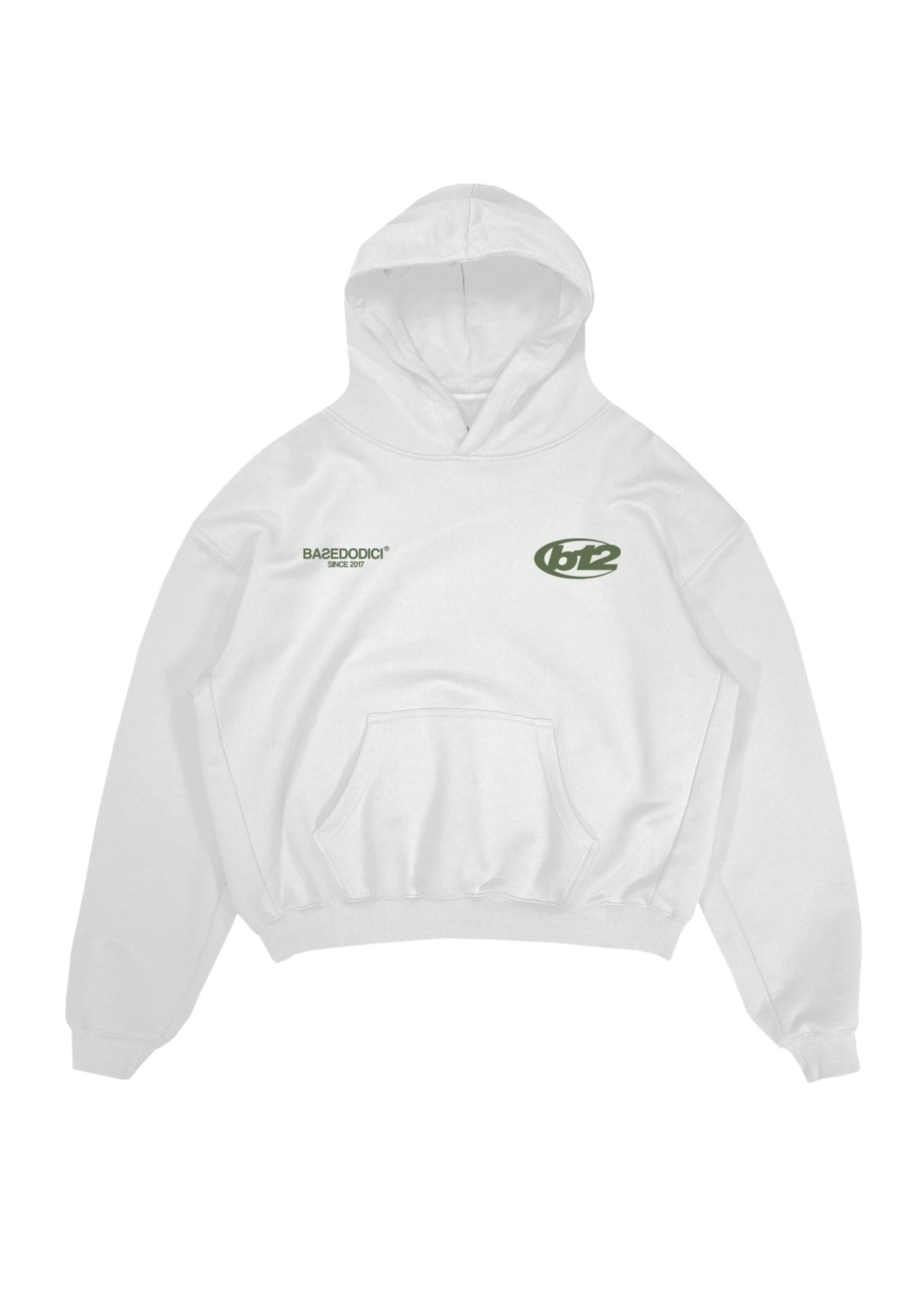 Hoodie "CRUEL SEASON" Ghetto White - BASEDODICI®