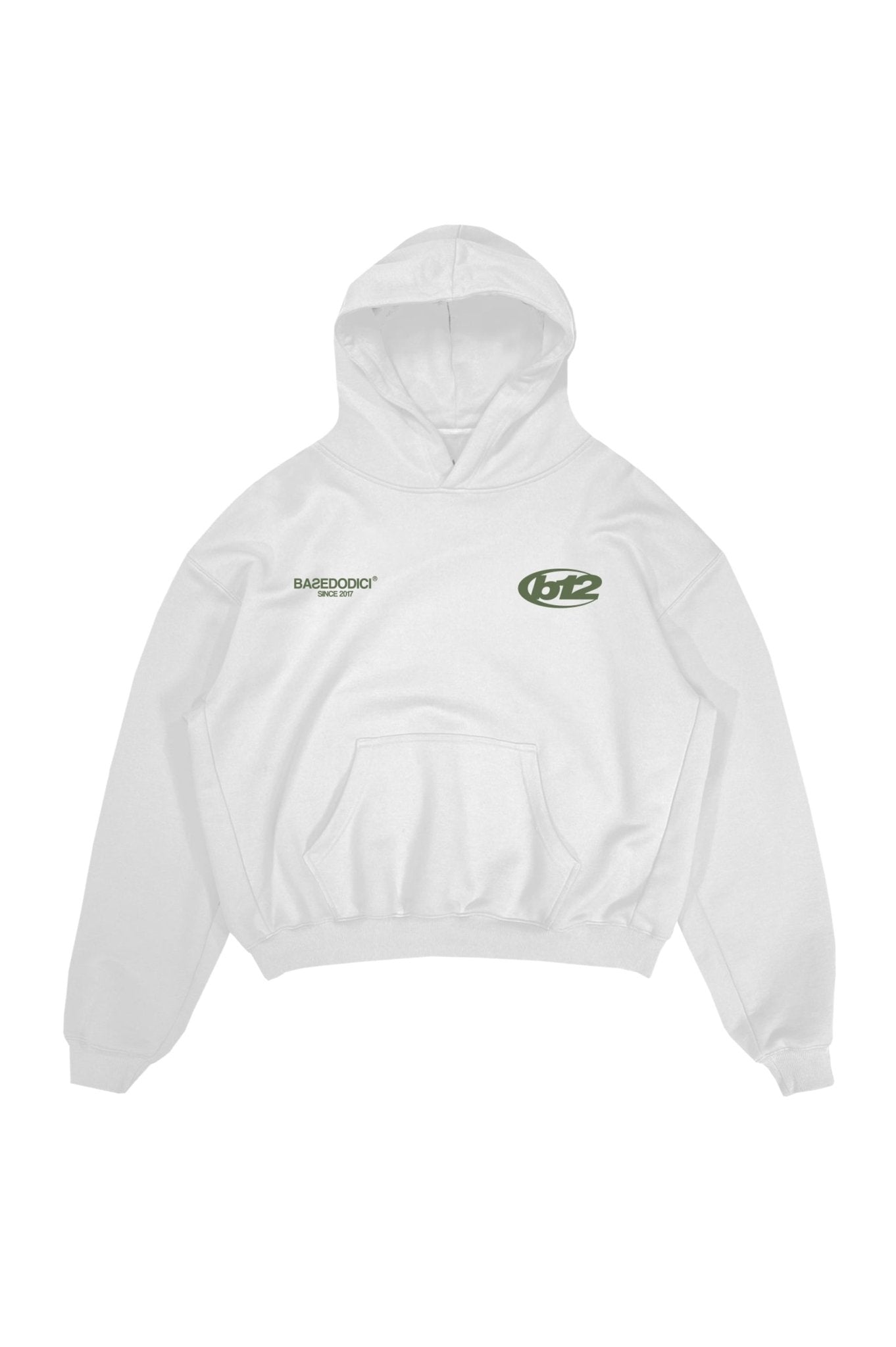 Hoodie "CRUEL SEASON" Ghetto White - BASEDODICI®
