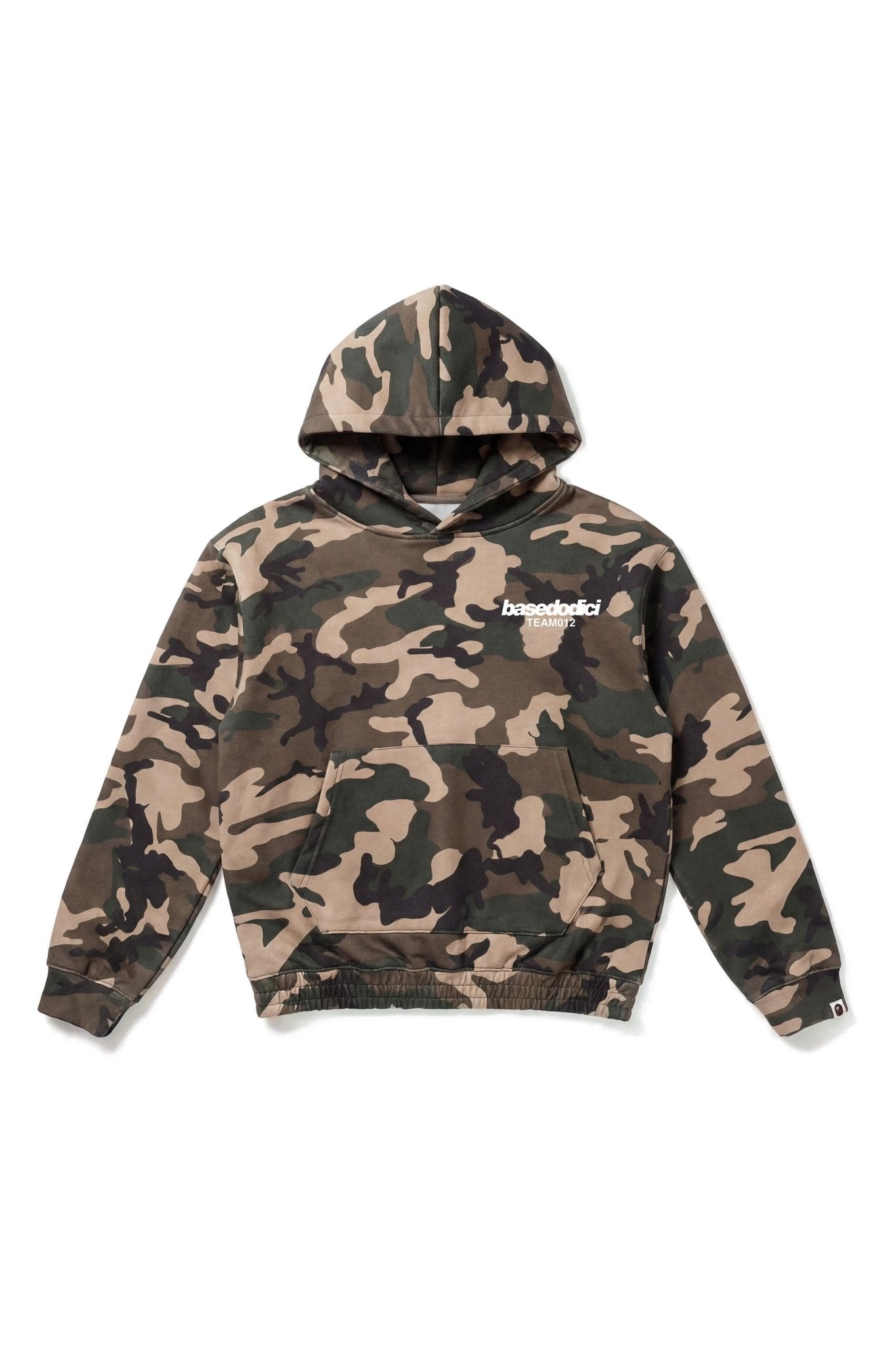 Hoodie "DETROIT" Camo Green - BASEDODICI®