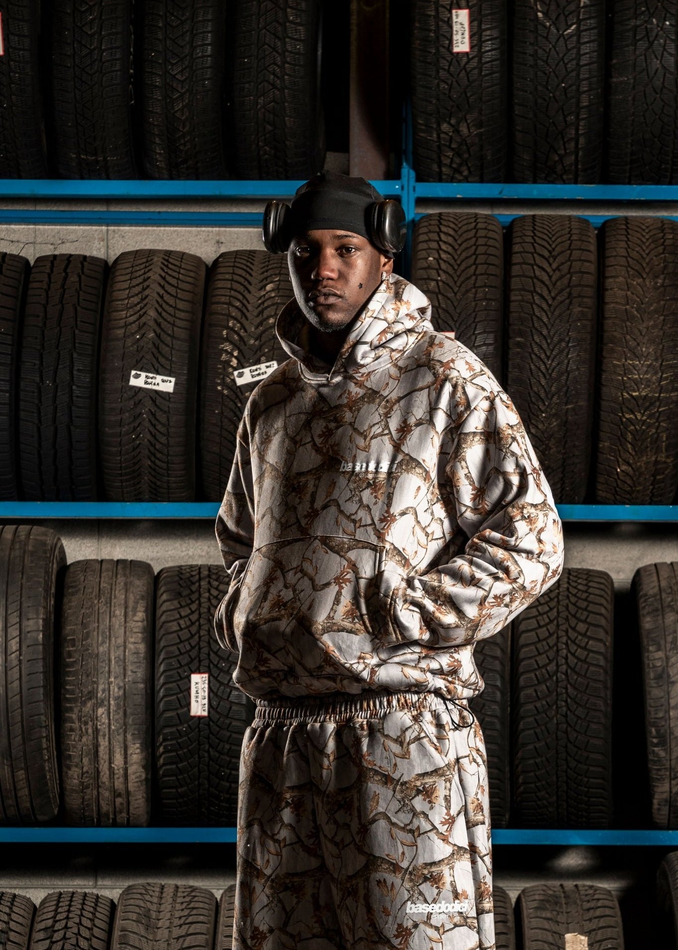 Hoodie "DETROIT" Forest Grey - BASEDODICI®