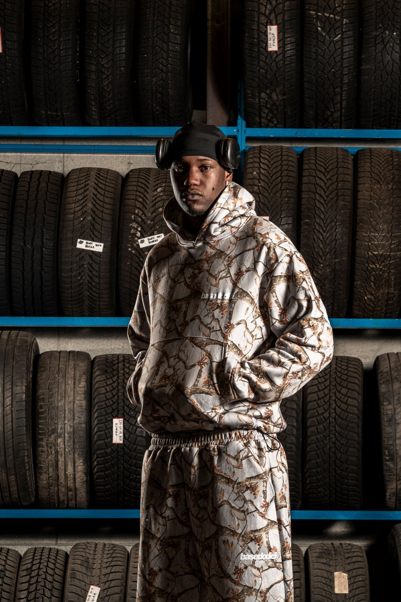 Hoodie "DETROIT" Forest Grey - BASEDODICI®