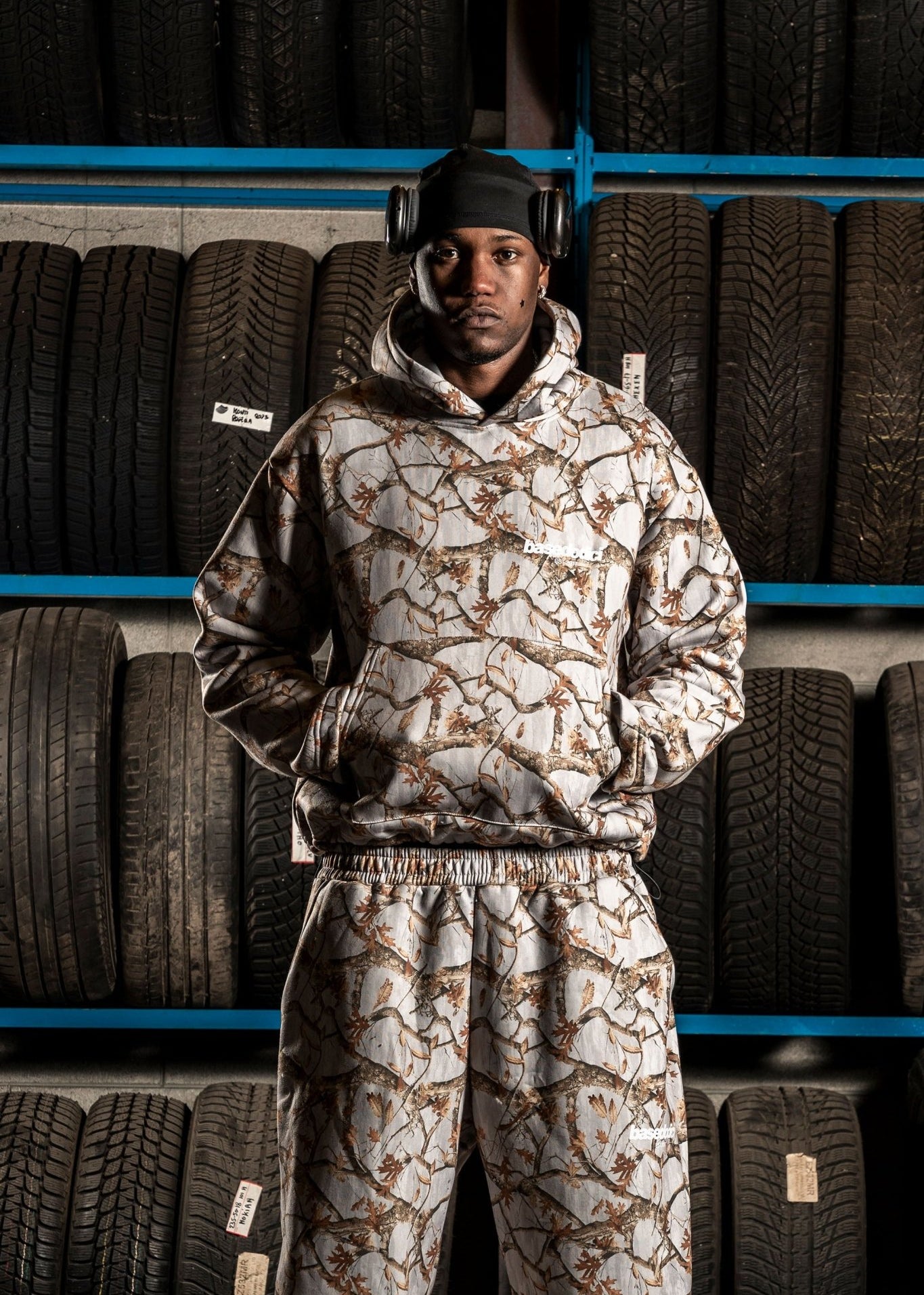 Hoodie "DETROIT" Forest Grey - BASEDODICI®