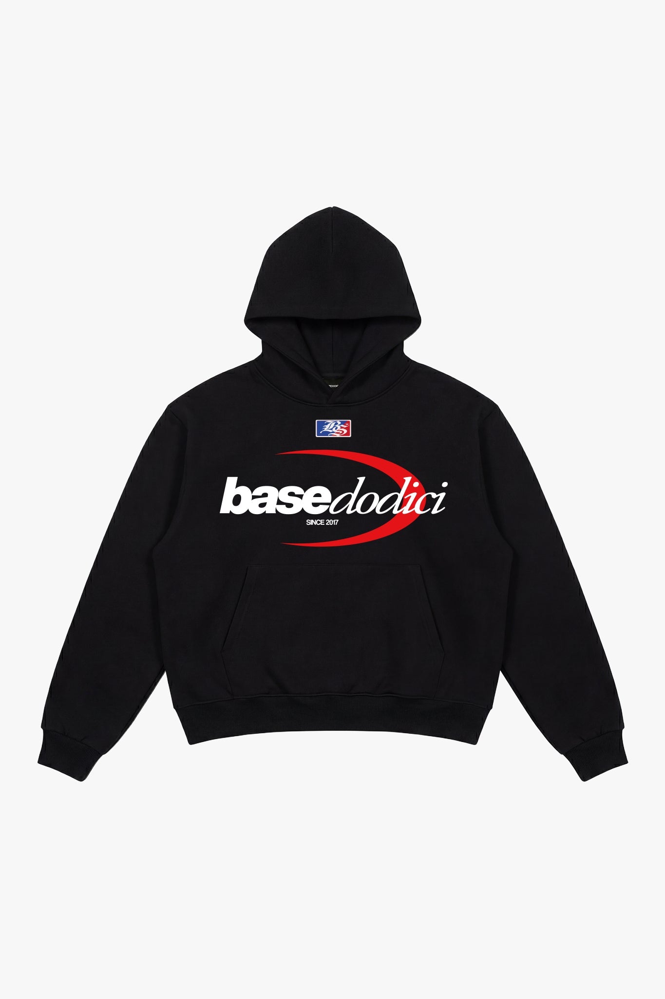 Hoodie "FOR DREAMERS" Logo Black - BASEDODICI®