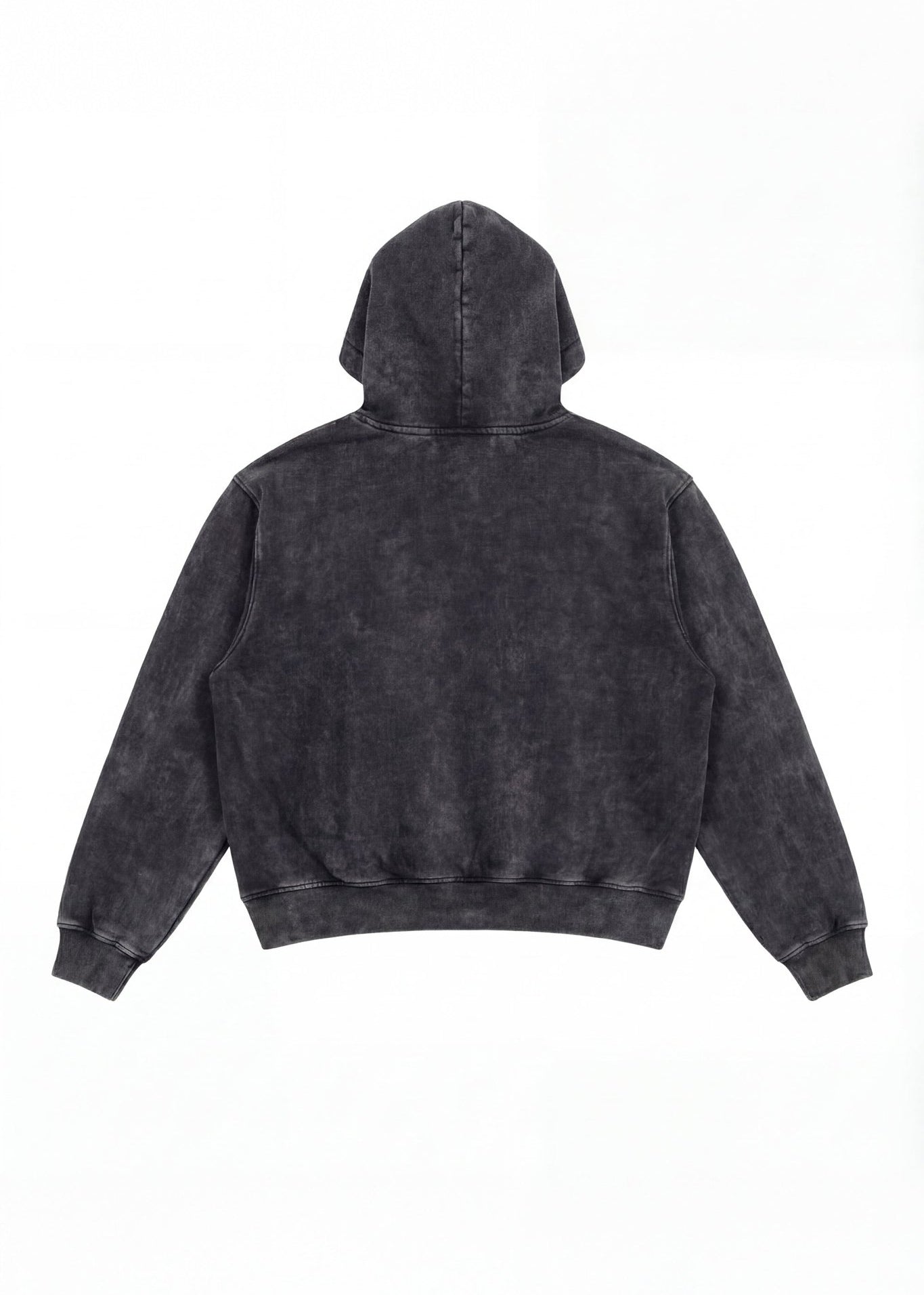 Hoodie "FOR DREAMERS" Logo Stone Washed Dark - BASEDODICI®