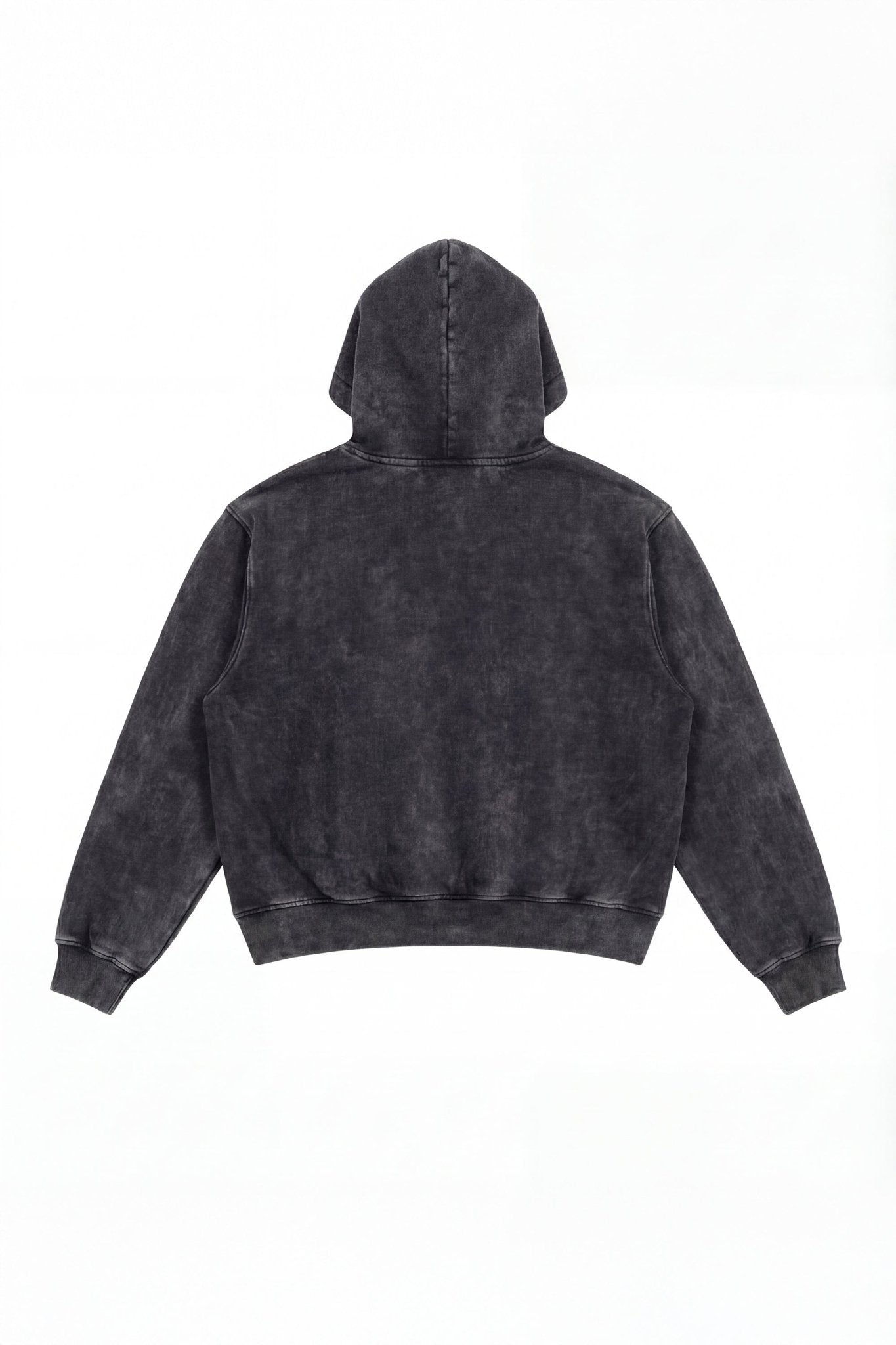 Hoodie "FOR DREAMERS" Logo Stone Washed Dark - BASEDODICI®
