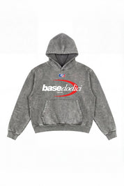 Hoodie "FOR DREAMERS" Logo Stone Washed Light - BASEDODICI®