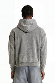 Hoodie "FOR DREAMERS" Logo Stone Washed Light - BASEDODICI®