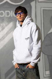 Hoodie "KILLED ROMANCE" AshGrey/Black - BASEDODICI®