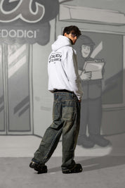 Hoodie "KILLED ROMANCE" AshGrey/Black - BASEDODICI®