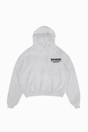 Hoodie "KILLED ROMANCE" AshGrey/Black - BASEDODICI®