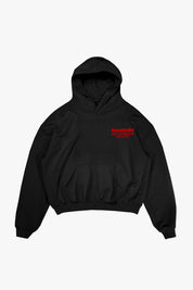 Hoodie "KILLED ROMANCE" Black/Red - BASEDODICI®