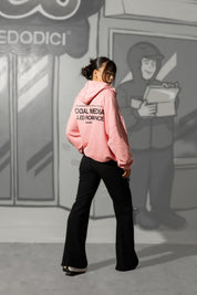 Hoodie "KILLED ROMANCE" Pink/Black - BASEDODICI®