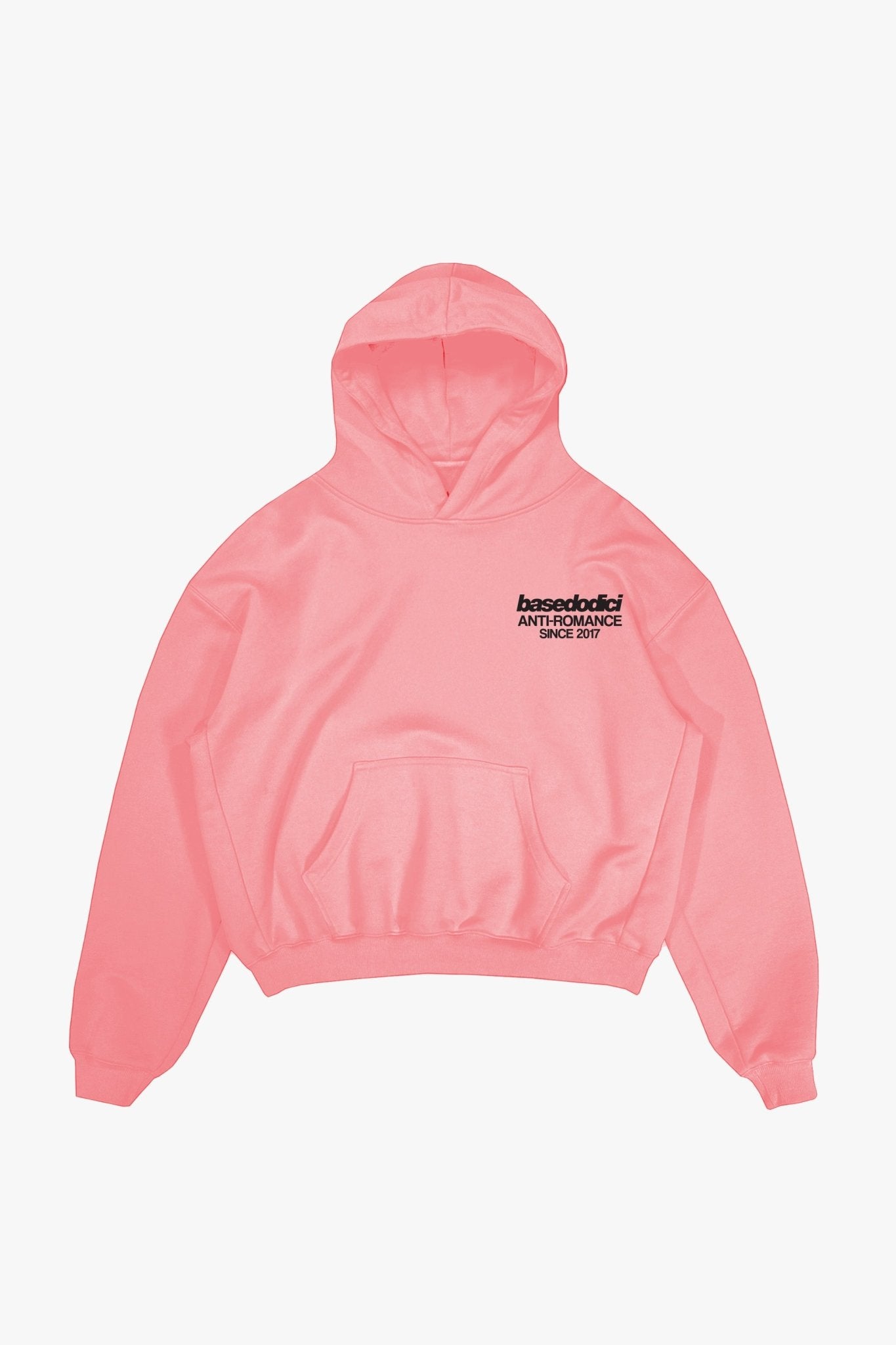 Hoodie "KILLED ROMANCE" Pink/Black - BASEDODICI®