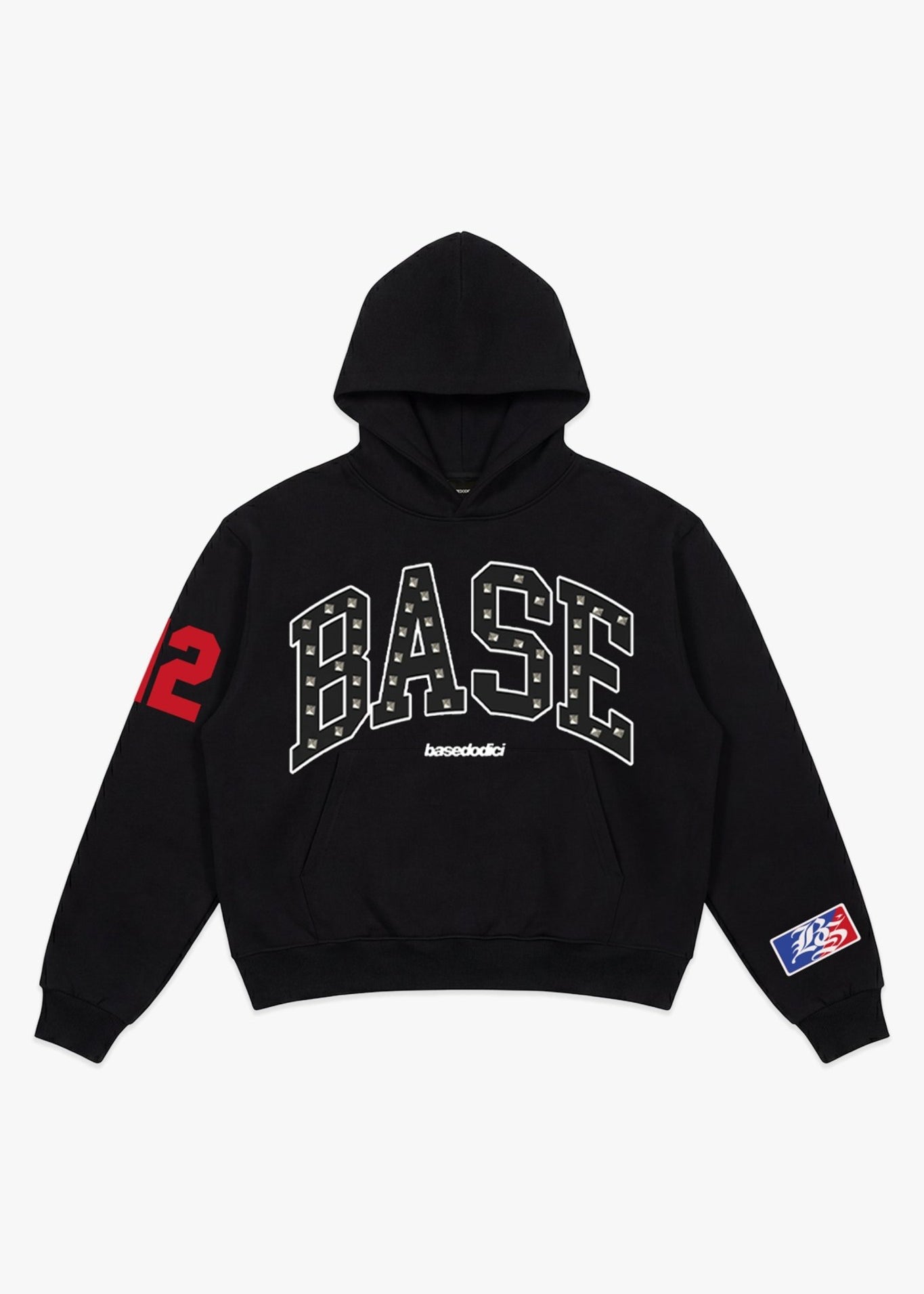 Hoodie "LAST DELIVERY" BASE Black - BASEDODICI®