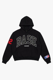 Hoodie "LAST DELIVERY" BASE Black - BASEDODICI®