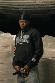 Hoodie "LAST DELIVERY" BASE Black - BASEDODICI®