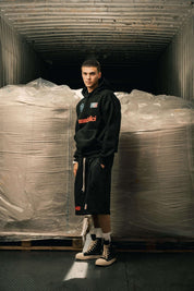 Hoodie "LAST DELIVERY" Team12 Black - BASEDODICI®