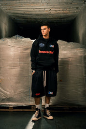 Hoodie "LAST DELIVERY" Team12 Black - BASEDODICI®