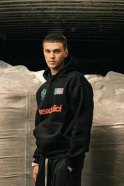 Hoodie "LAST DELIVERY" Team12 Black - BASEDODICI®