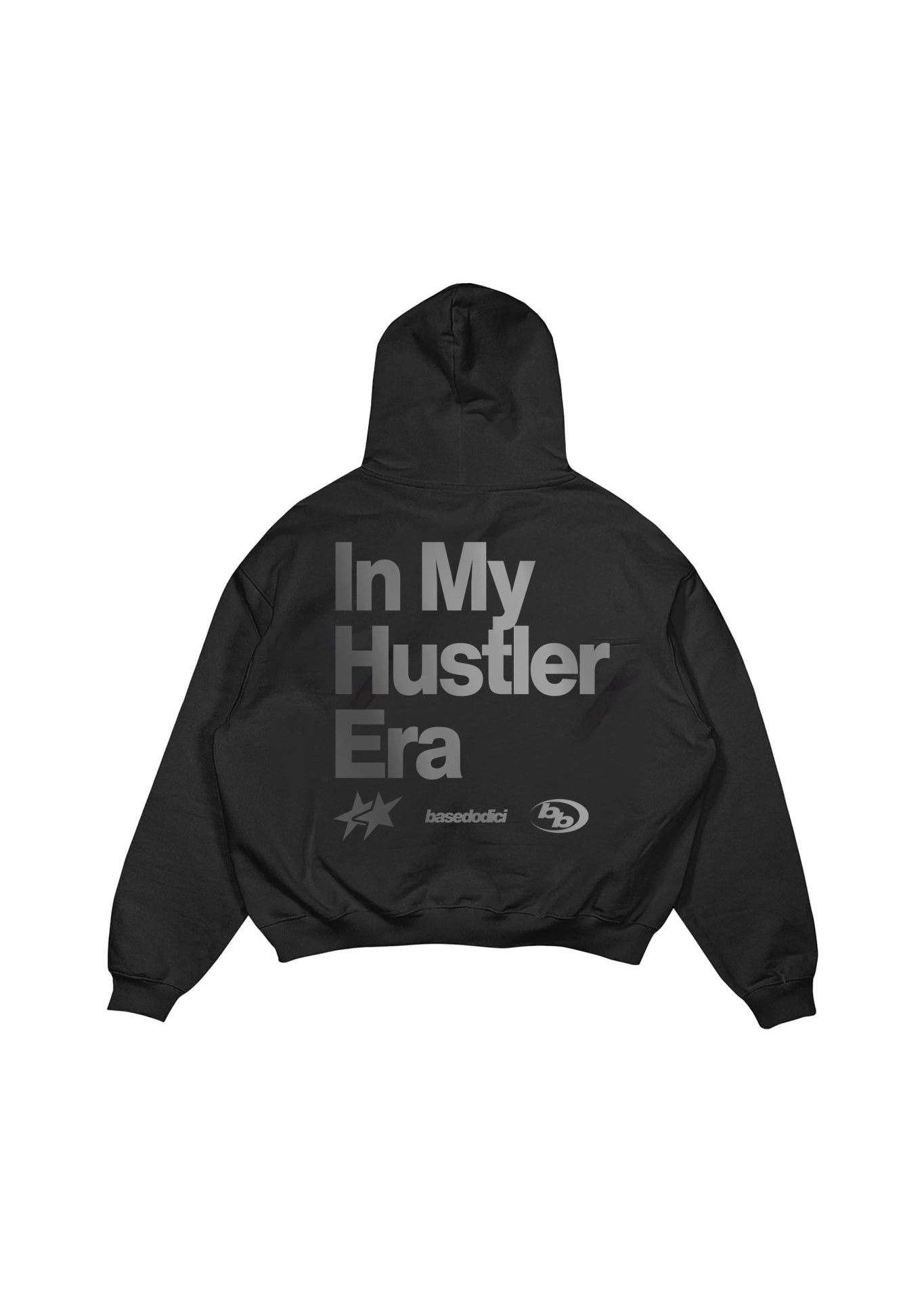 Hoodie "REFLECTIVE" Hustler Black - BASEDODICI®