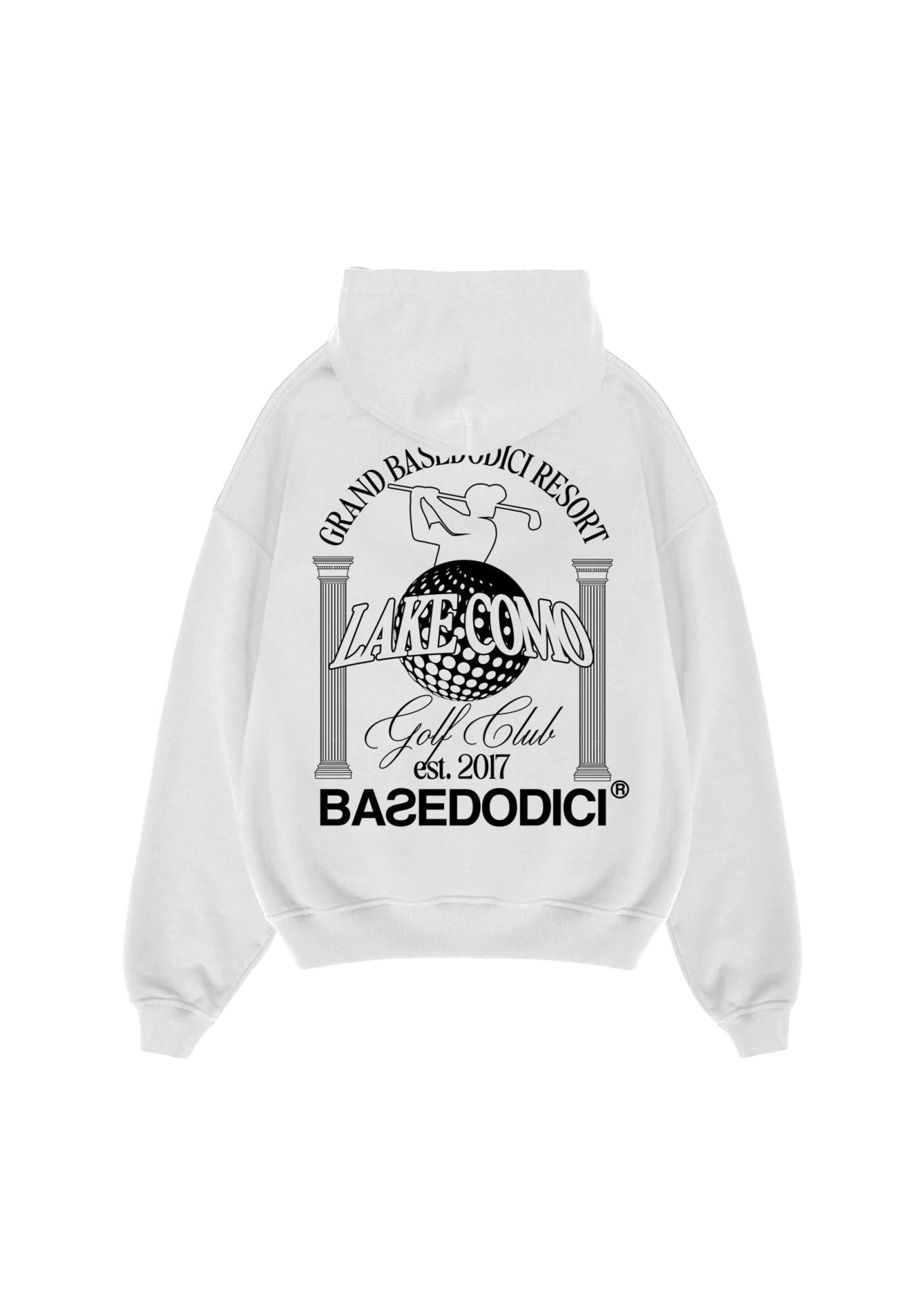 Hoodie “RESORT” Grand Resort White - BASEDODICI®