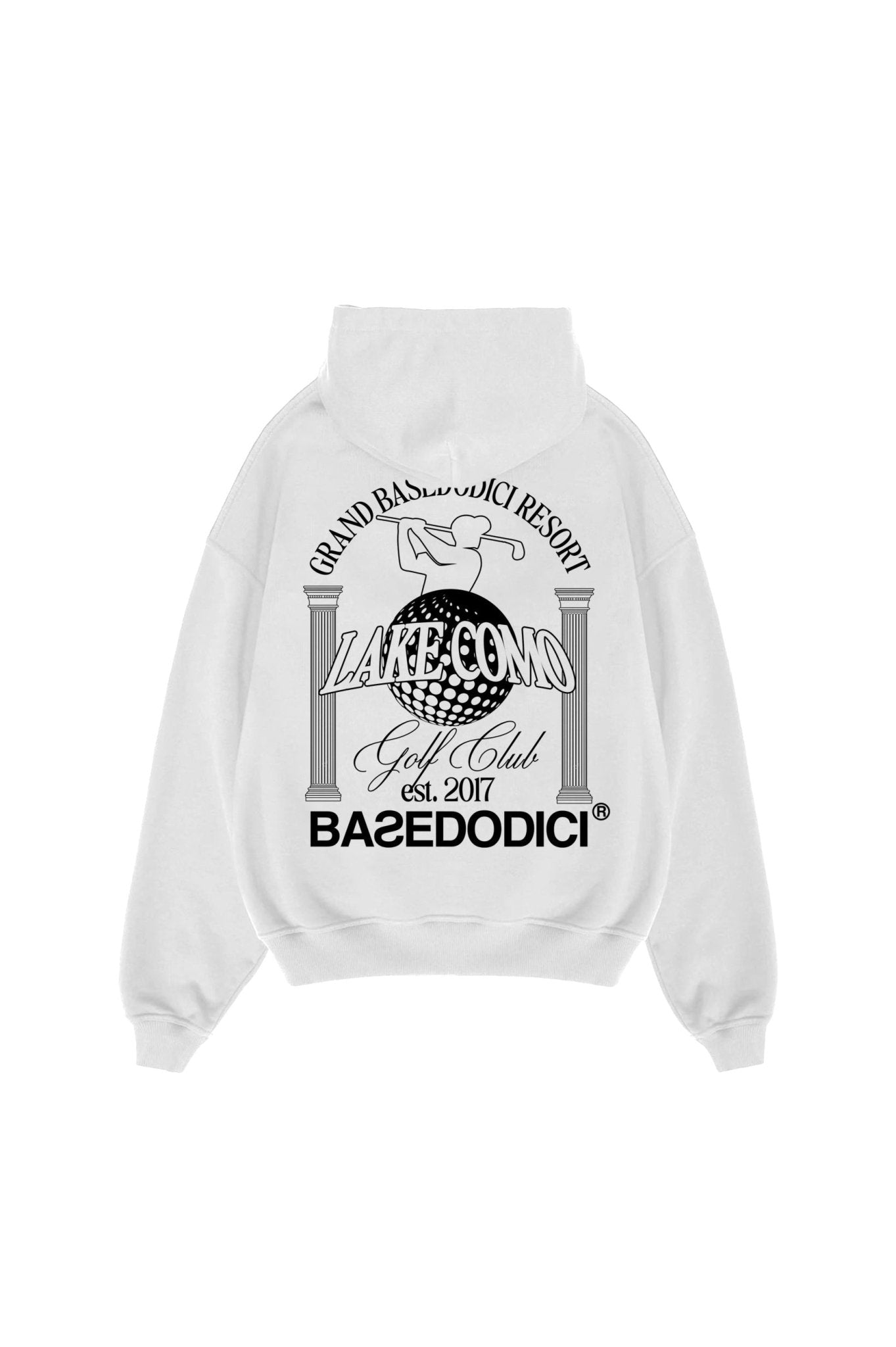 Hoodie “RESORT” Grand Resort White - BASEDODICI®