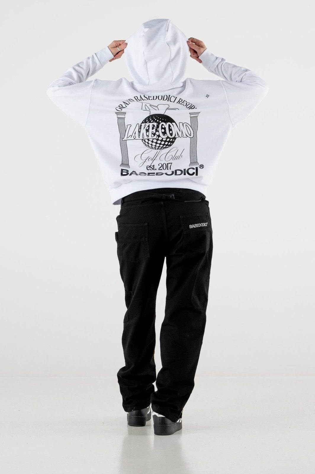 Hoodie “RESORT” Grand Resort White - BASEDODICI®