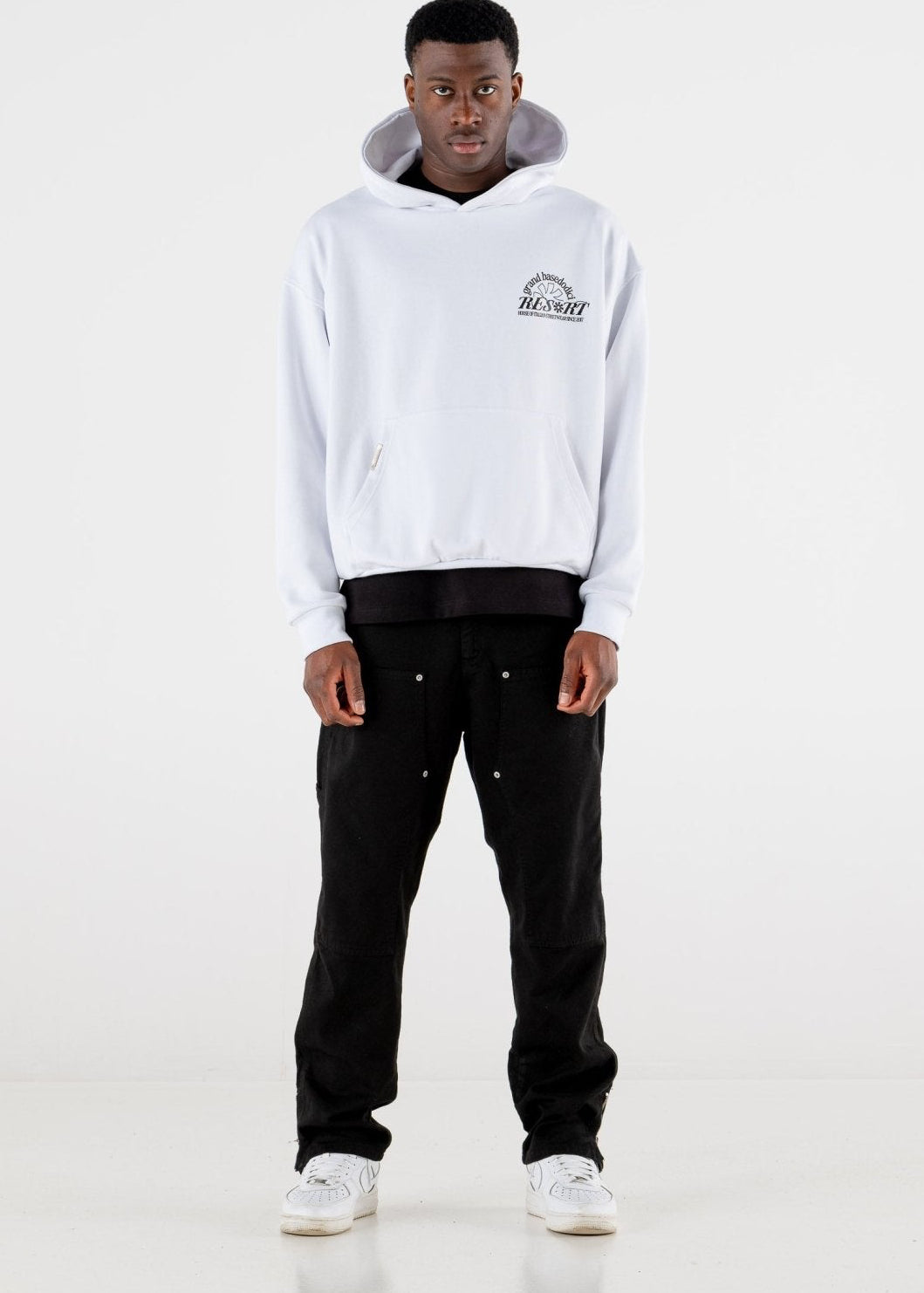 Hoodie “RESORT” Grand Resort White - BASEDODICI®