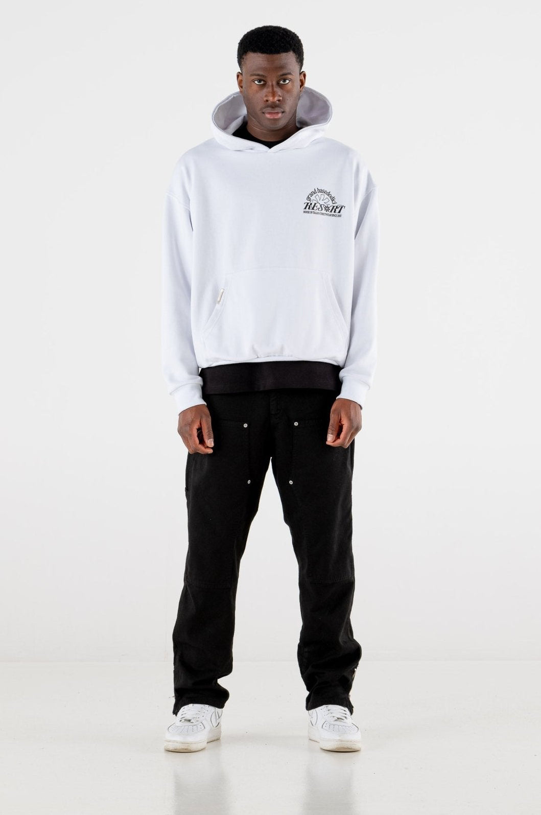 Hoodie “RESORT” Grand Resort White - BASEDODICI®