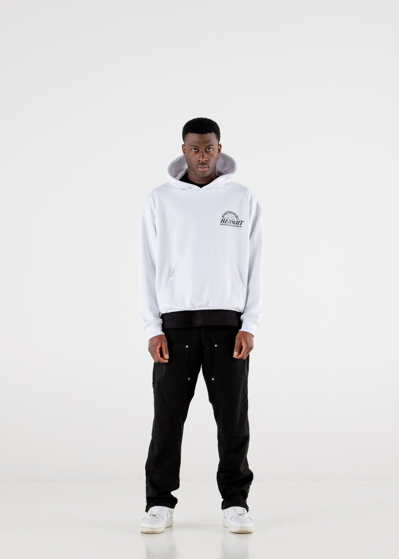 Hoodie “RESORT” Grand Resort White - BASEDODICI®