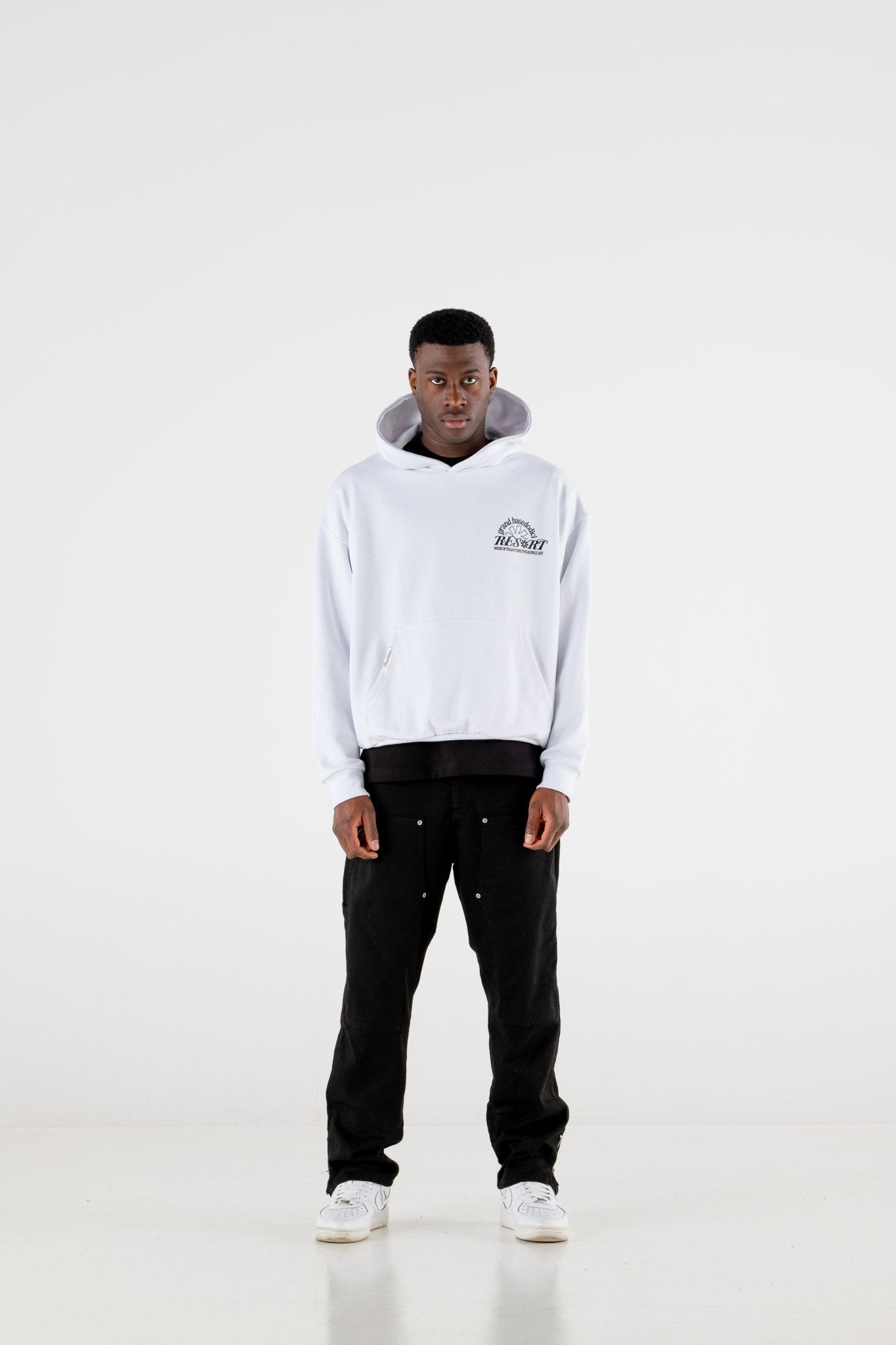 Hoodie “RESORT” Grand Resort White - BASEDODICI®