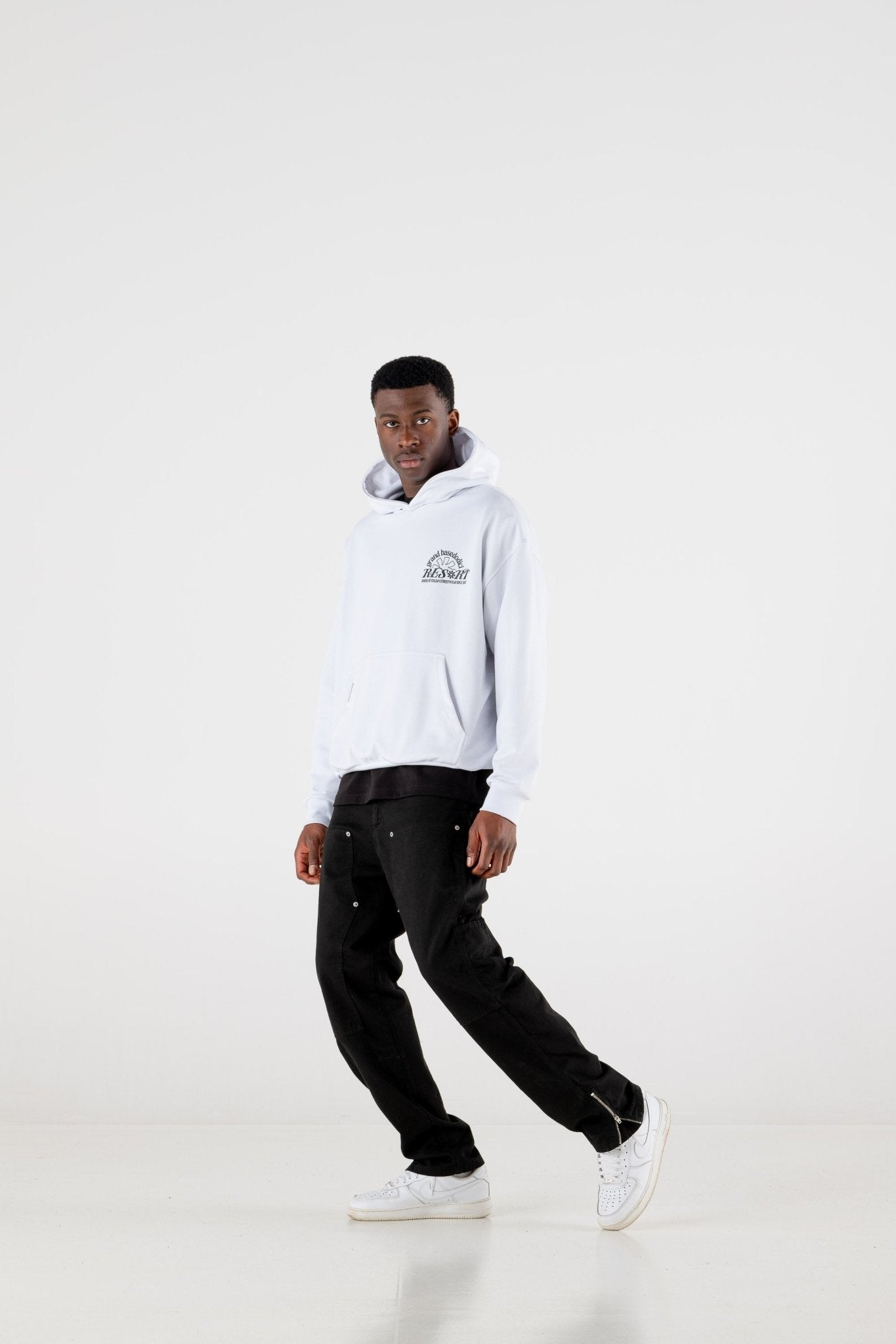Hoodie “RESORT” Grand Resort White - BASEDODICI®