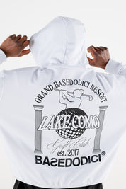 Hoodie “RESORT” Grand Resort White - BASEDODICI®