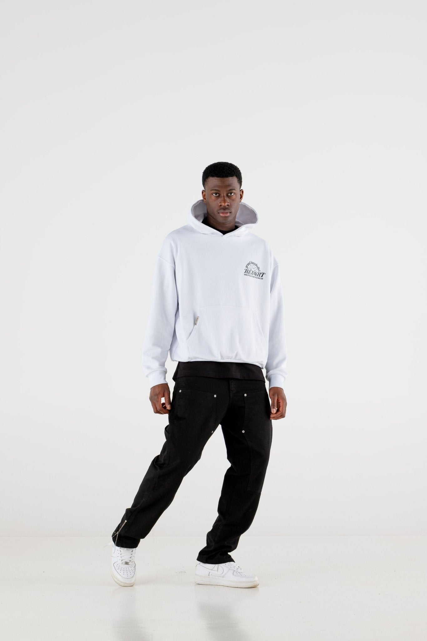Hoodie “RESORT” Grand Resort White - BASEDODICI®