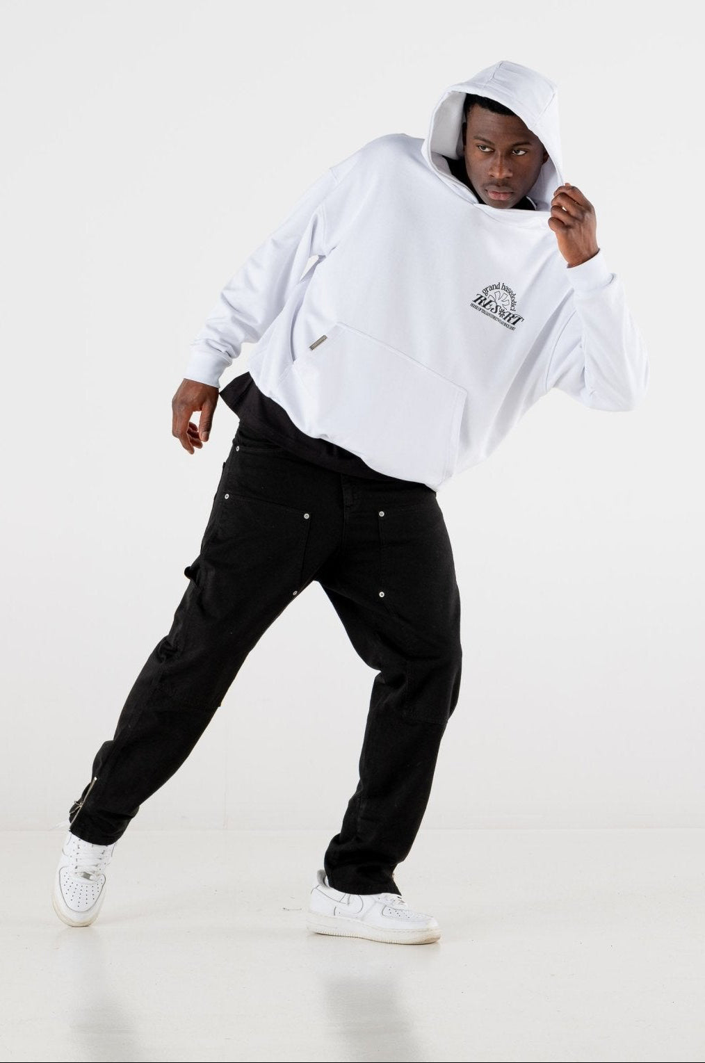 Hoodie “RESORT” Grand Resort White - BASEDODICI®