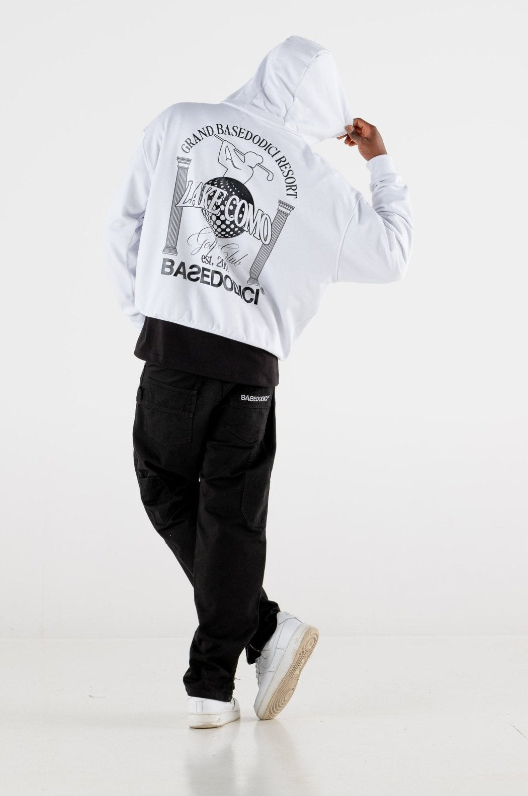 Hoodie “RESORT” Grand Resort White - BASEDODICI®