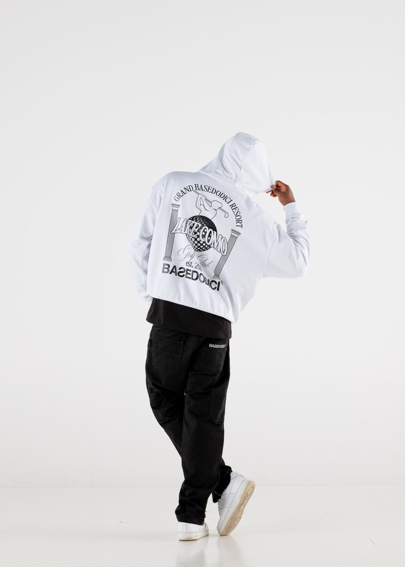 Hoodie “RESORT” Grand Resort White - BASEDODICI®