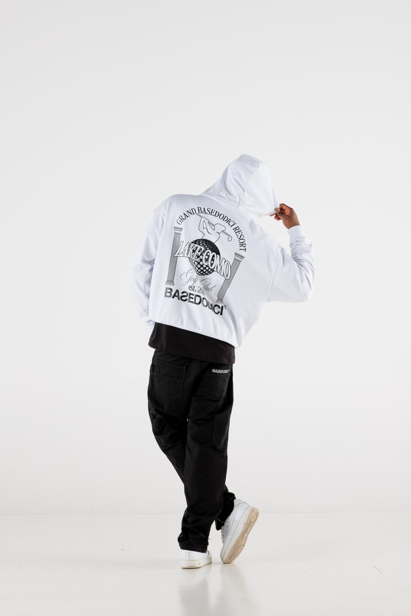 Hoodie “RESORT” Grand Resort White - BASEDODICI®