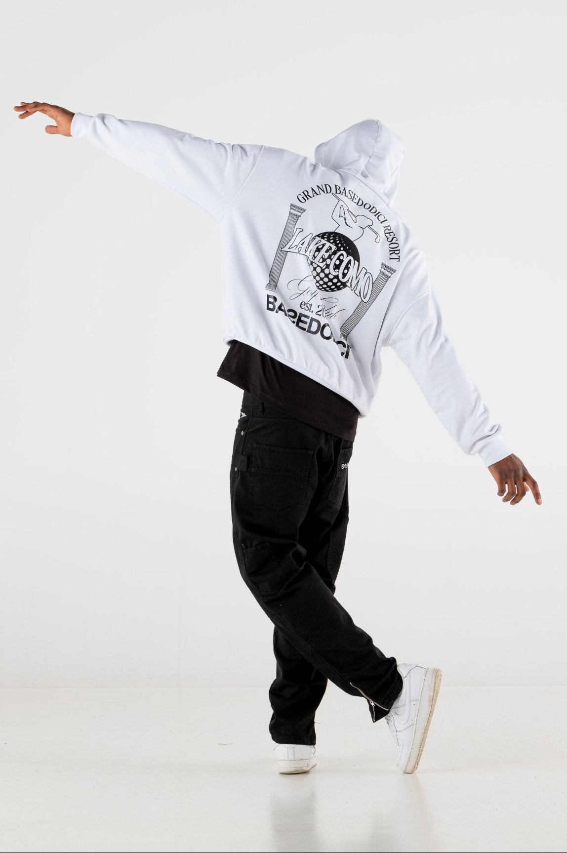 Hoodie “RESORT” Grand Resort White - BASEDODICI®
