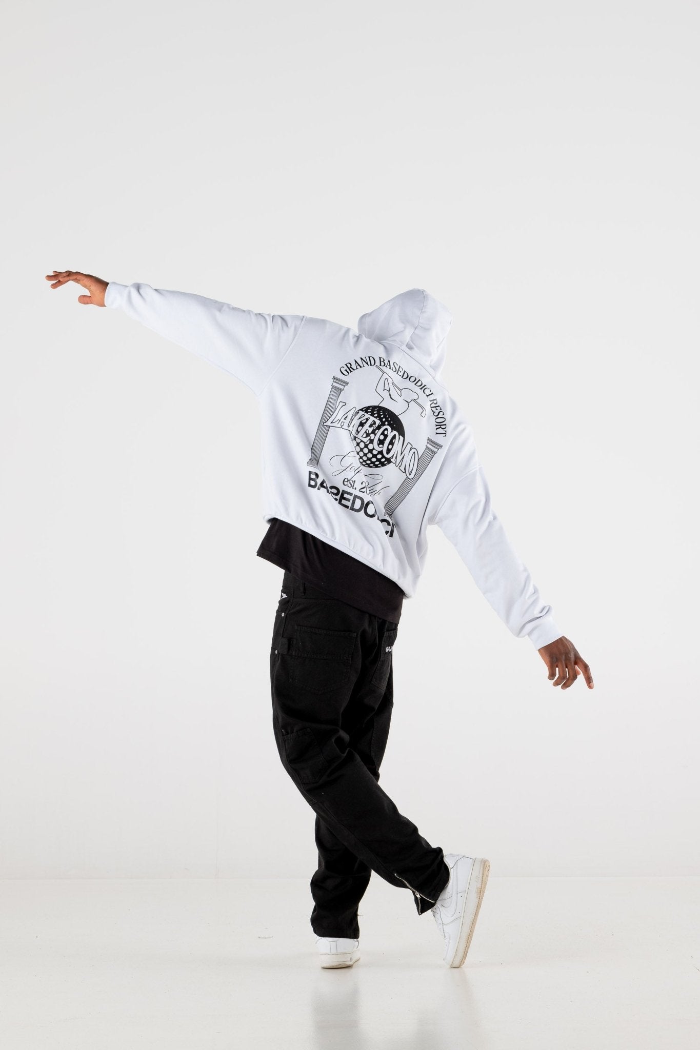 Hoodie “RESORT” Grand Resort White - BASEDODICI®