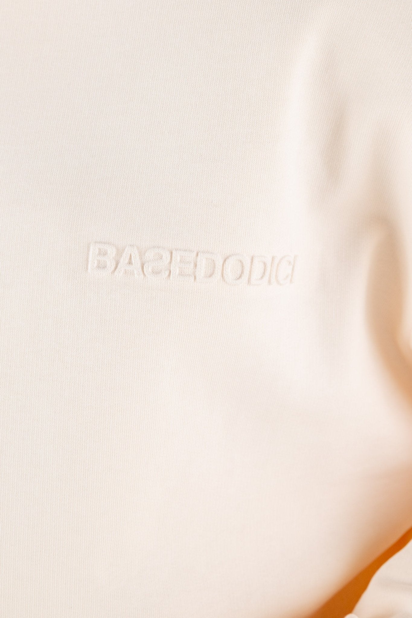 Hoodie “RESORT” Ultrabasic Cream - BASEDODICI®